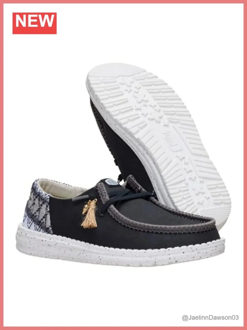 Woven Slip-On Loafer with Tassel Detail - Lightweight Summer Shoe